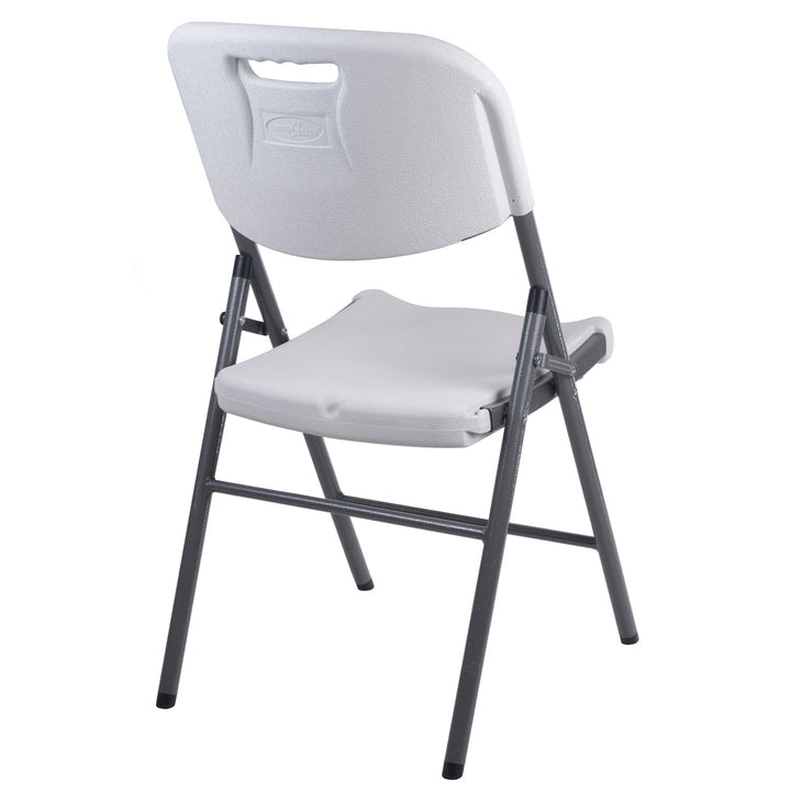 Mesa rectangular de plástico GreenBlue 180 x 74 x 74 cm + 4× silla de jardín GreenBlue