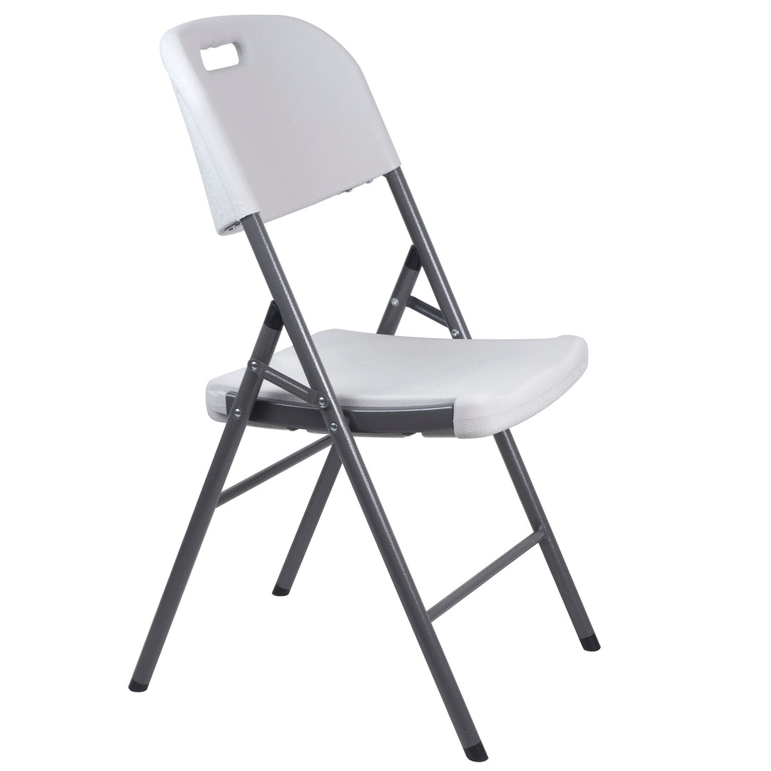 Mesa rectangular de plástico GreenBlue 180 x 74 x 74 cm + 4× silla de jardín GreenBlue