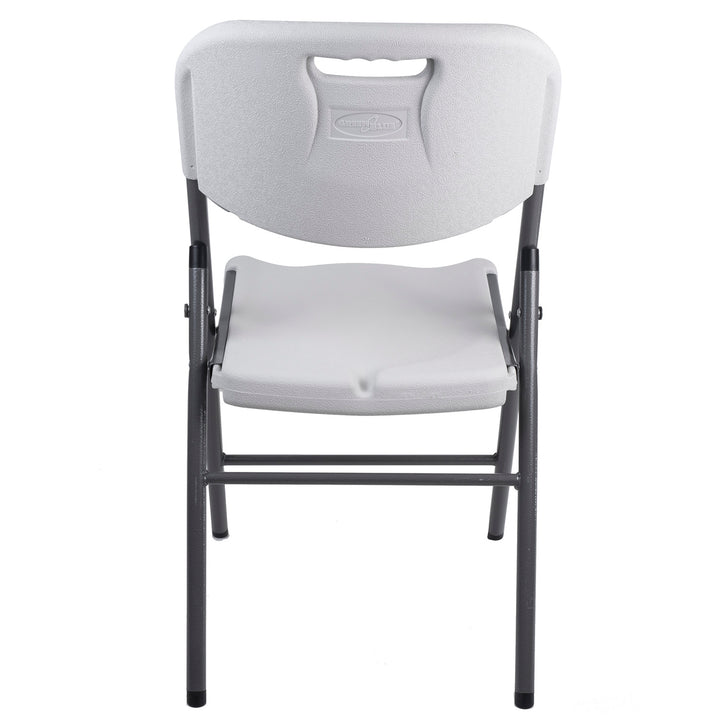 Mesa rectangular de plástico GreenBlue 180 x 74 x 74 cm + 4× silla de jardín GreenBlue