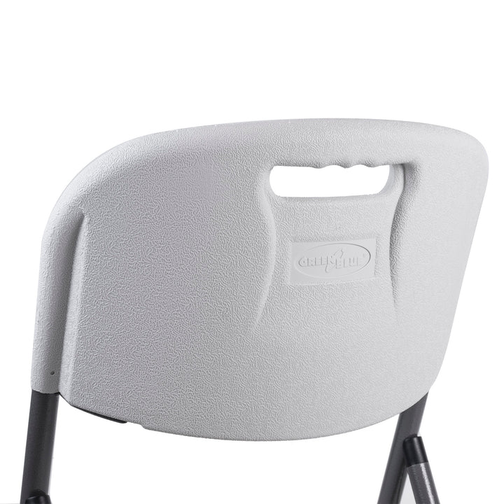 Mesa rectangular de plástico GreenBlue 180 x 74 x 74 cm + 4× silla de jardín GreenBlue