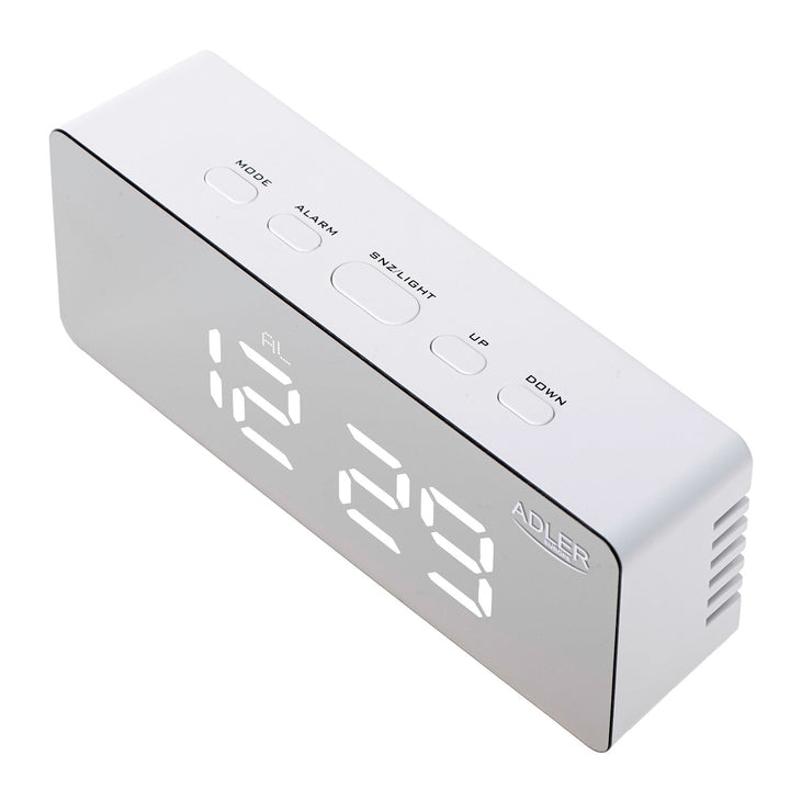 Reloj despertador con pantalla LED y termómetro Adler AD 1189 W