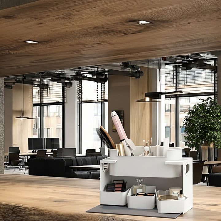Maclean MC-479 Organizador de Maquillaje Universal para Cosméticos y Artículos de Tocador, Carga máx. 8kg, 367x150x220mm