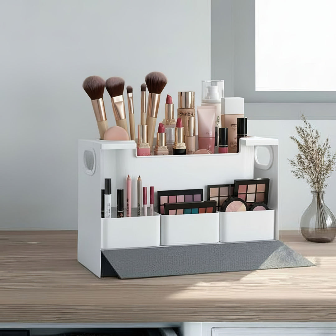 Maclean MC-479 Organizador de Maquillaje Universal para Cosméticos y Artículos de Tocador, Carga máx. 8kg, 367x150x220mm