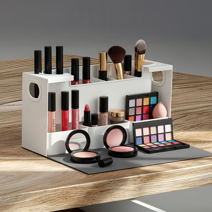 Maclean MC-479 Organizador de Maquillaje Universal para Cosméticos y Artículos de Tocador, Carga máx. 8kg, 367x150x220mm