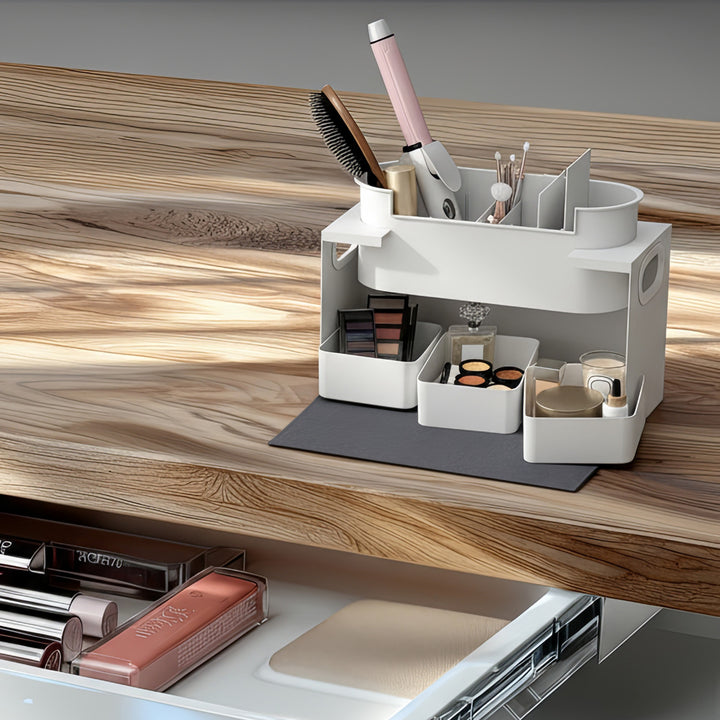 Maclean MC-479 Organizador de Maquillaje Universal para Cosméticos y Artículos de Tocador, Carga máx. 8kg, 367x150x220mm