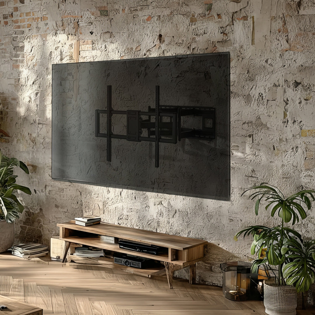 Suporte TV Maclean MC-482 Económico, VESA 900x600 máx., 60-120", 120 kg, Preto