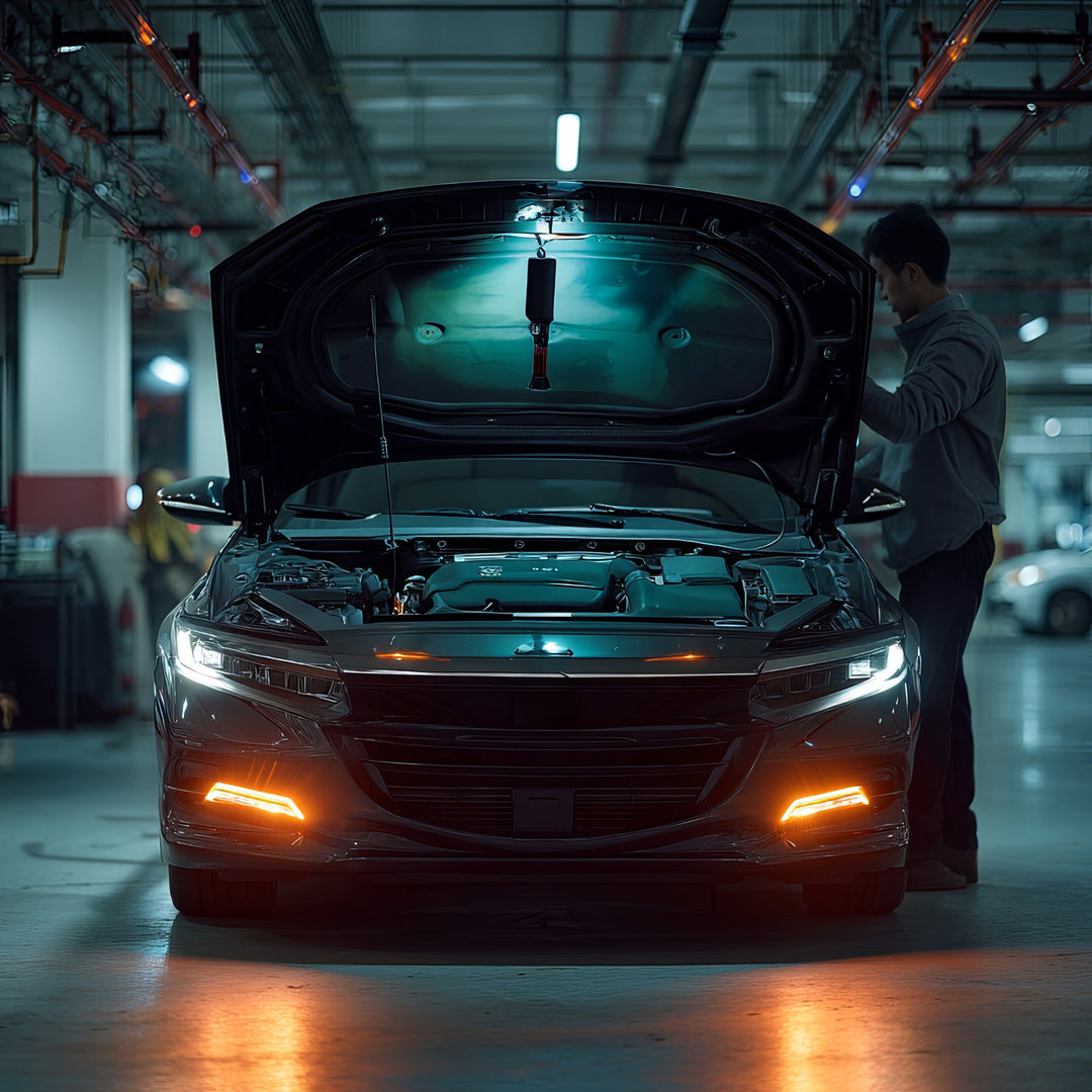 Maclean MCE307 Lámpara de Taller Lámpara Magnética COB 2x1200mAh, 700lm, USB Tipo-C/Micro USB