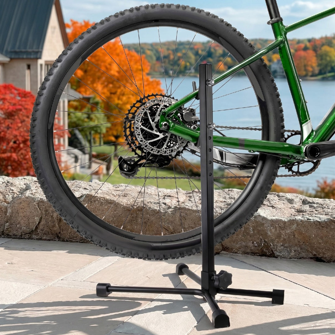 Suporte de serviço para bicicletas Maclean MC-434 em aço Carga máxima 20 kg Compatível com bicicletas MTB com rodas até 27,5"