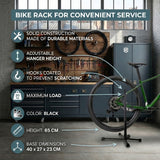 Suporte de serviço para bicicletas Maclean MC-434 em aço Carga máxima 20 kg Compatível com bicicletas MTB com rodas até 27,5"