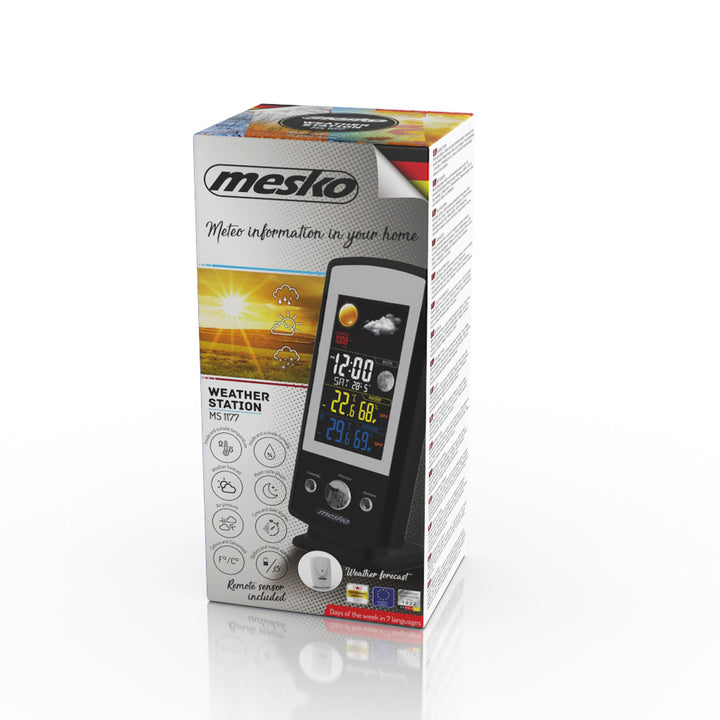 Estación meteorológica Mesko, temperatura, presión, humedad, previsión, MS 1177