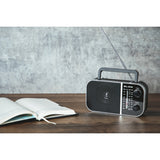 Blow Radio analógica portátil AM/FM RA6 alimentada por pilas y red eléctrica