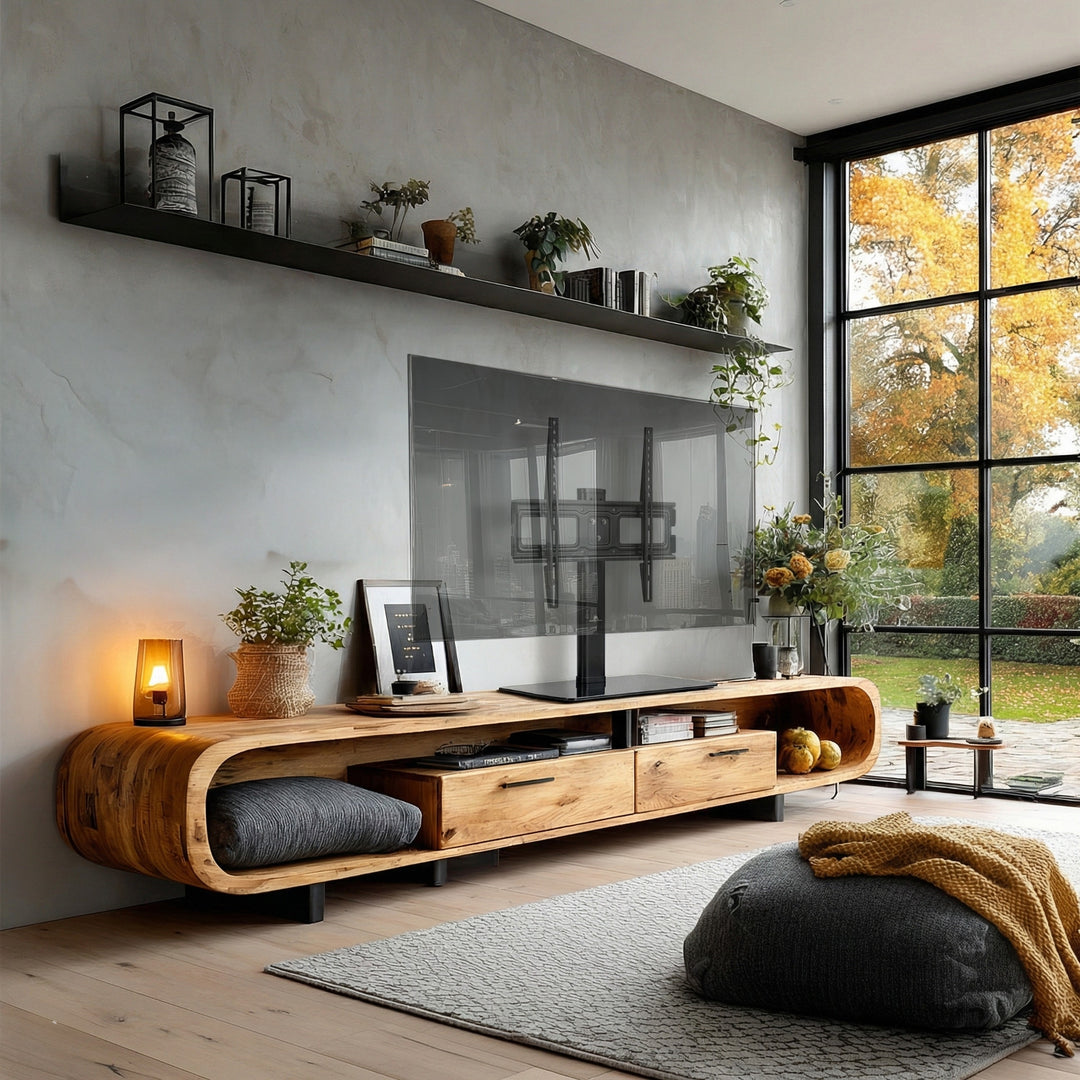 Suporte de TV universal Maclean MC-450 para móveis RTV Máx. 40kg, máx. Televisores VESA 400x400 32-65"