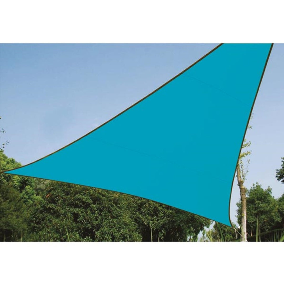 Perel GSS3500BL Toldo triángulo 5x5x5m poliéster, Color azul