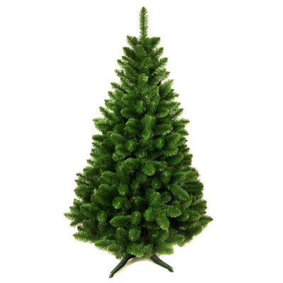 Árvore de Natal artificial Damich com pinheiro e abeto, decoração de Natal com suporte de folha de PVC de 200 cm