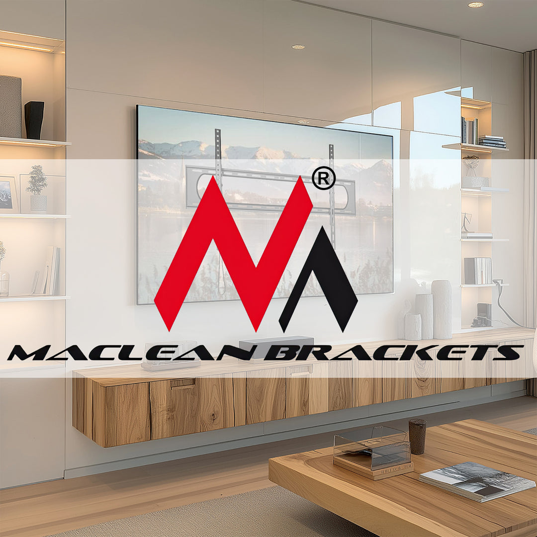 Maclean MC-750N Soporte para TV o Monitor, máx. VESA 900x600, 60-120", 120kg, Negro