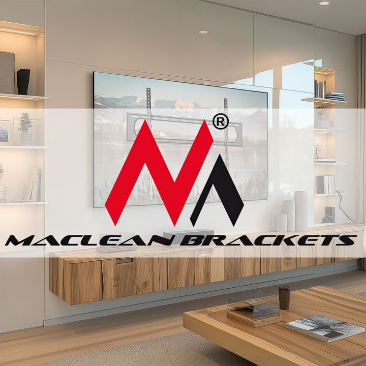 Maclean MC-750N Soporte para TV o Monitor, máx. VESA 900x600, 60-120", 120kg, Negro