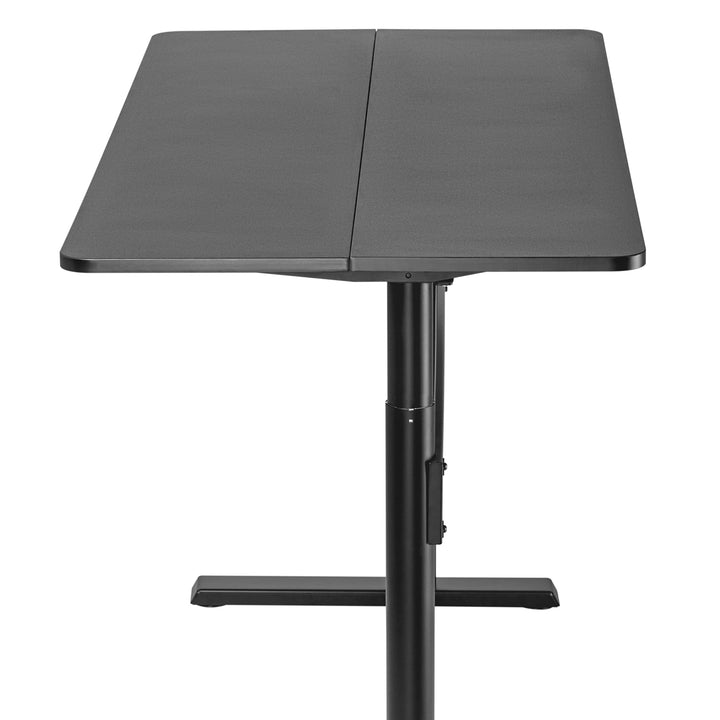 Ergo Office ER-453 Escritorio con tablero 140x68cm, Muelle de gas, Regulable en altura, Escritorio para trabajar de pie o sentado, Altura máxima 115cm