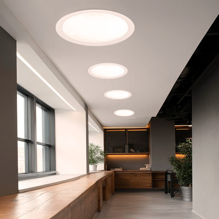 Maclean MCE372 R Panel LED de techo, Montaje empotrado SLIM, 18 W, blanco neutro 4000 K, 170*26 mm, 1900 lm