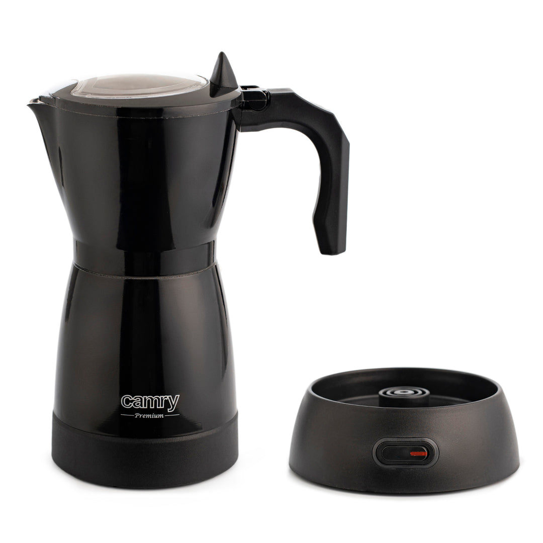 Moka Camry CR 4415B Cafetera eléctrica de 300 ml para 6 tazas de café espresso