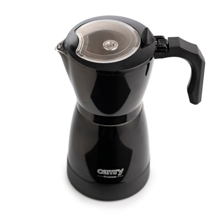 Moka Camry CR 4415B Cafetera eléctrica de 300 ml para 6 tazas de café espresso