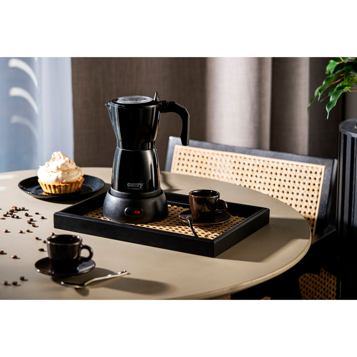 Moka Camry CR 4415B Cafetera eléctrica de 300 ml para 6 tazas de café espresso