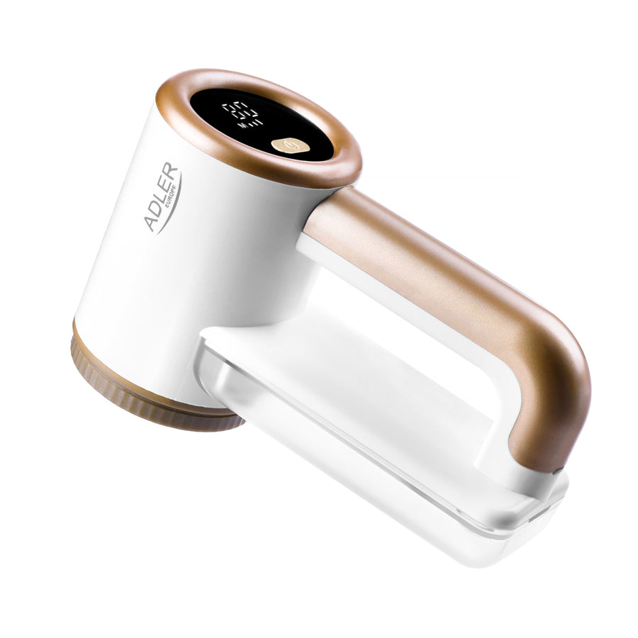 Barbeador de Tecido Adler, Carregamento USB, Visor LCD, 3 Níveis de Velocidade, Escova, AD 9617