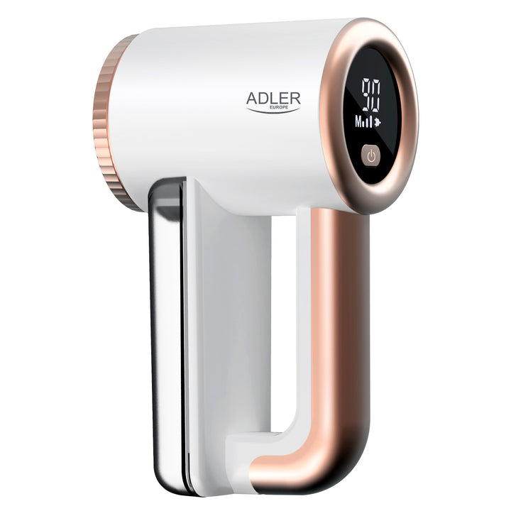 Barbeador de Tecido Adler, Carregamento USB, Visor LCD, 3 Níveis de Velocidade, Escova, AD 9617