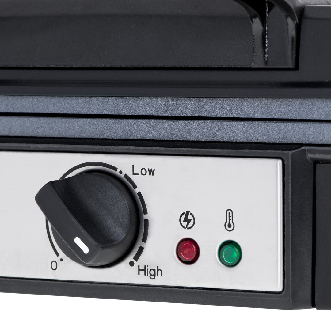 Máquina de waffles Adler, para 4 waffles, controlo de temperatura, 1800 W, AD 3049