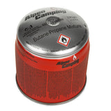 12 cartuchos de gás Alpen Camping de 400 ml. Certificado: PI 0437, em conformidade com a norma EN417, propano-butano, temperatura de funcionamento de -10 °C a +40 °C, sistema GAS STOP IK006.