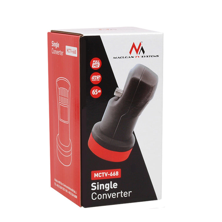 Equipo satélite, antena parabólica de 90 cm, soporte de antena de 40 cm, LNB único, cable de 25 m, enchufes