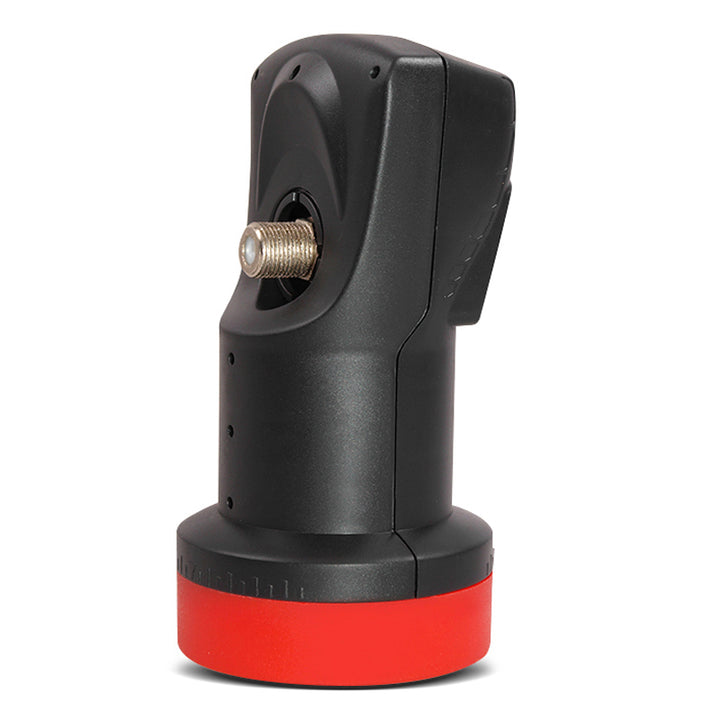 Equipo satélite, antena parabólica de 90 cm, soporte de antena de 40 cm, LNB único, cable de 25 m, enchufes