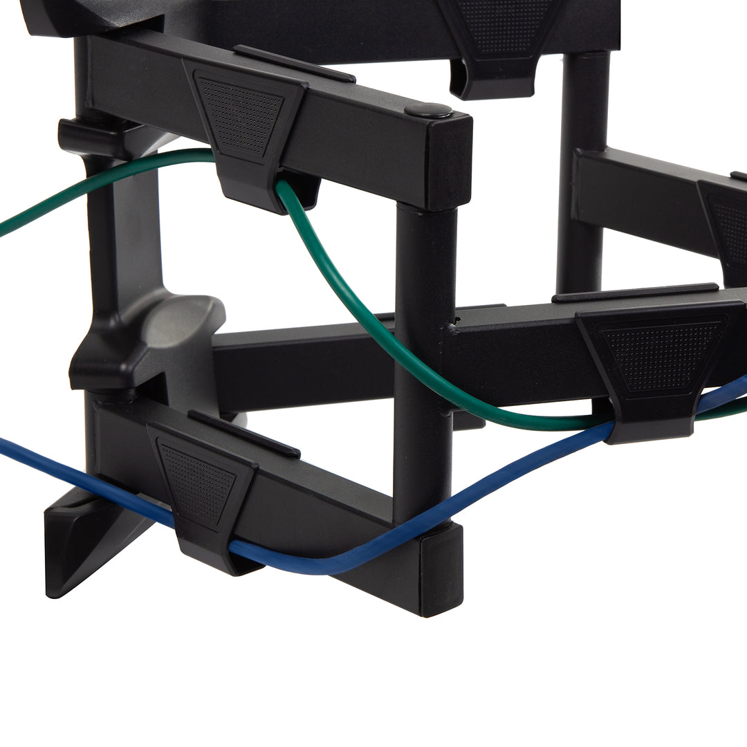 Maclean MC-832A Soporte para TV o monitor, VESA máx. 600x400, plano, distancia de la pared 41-475mm, 37-80", 50kg, negro