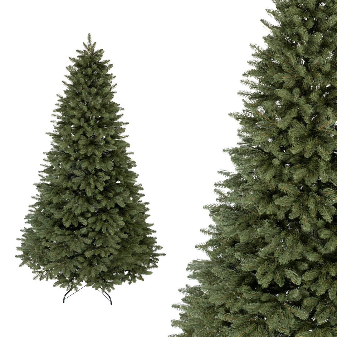 Árbol de Navidad artificial Novatom, abeto canadiense, PE + PVC, 180cm, JKM180