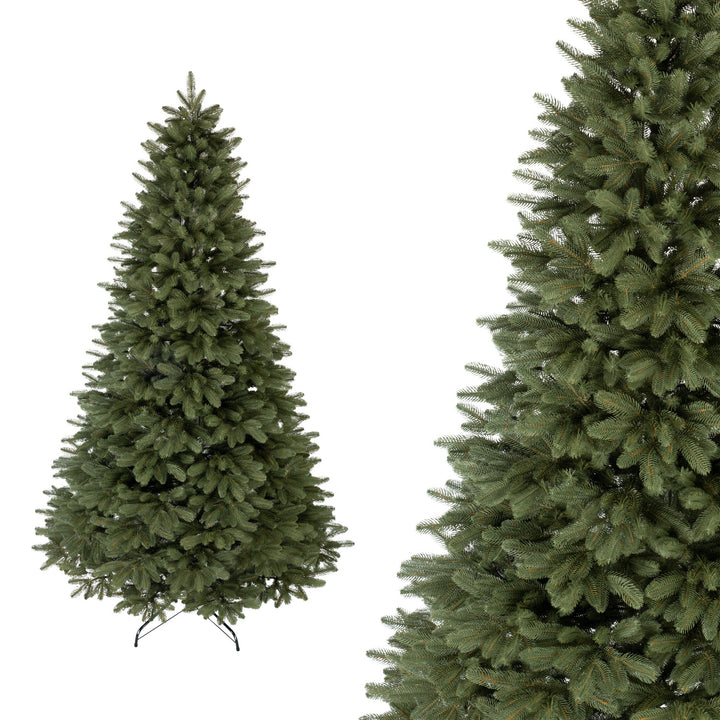Árbol de Navidad artificial Novatom, abeto canadiense, PE + PVC, 180cm, JKM180