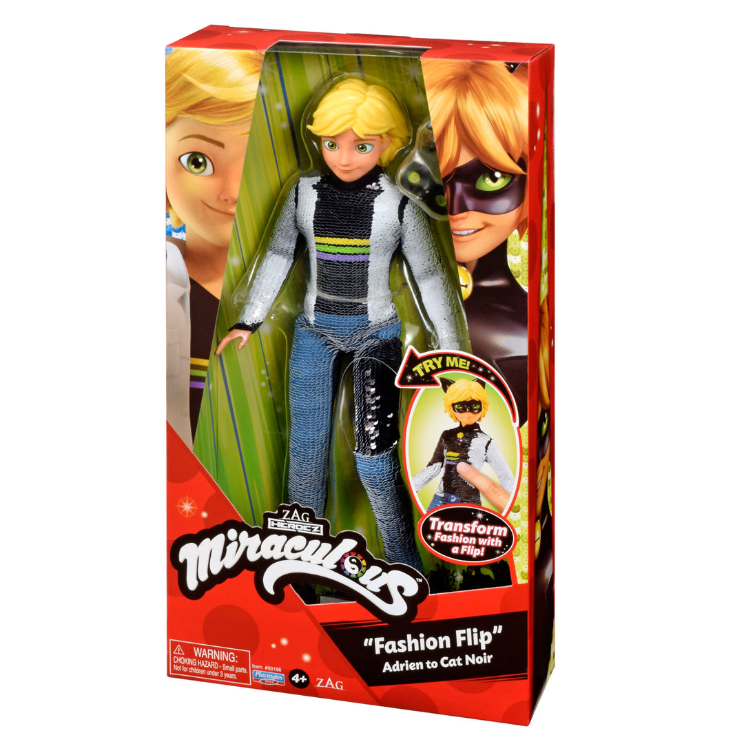 Miraculous: Ladybug and the Black Cat Adrien Fashion Flip Doll