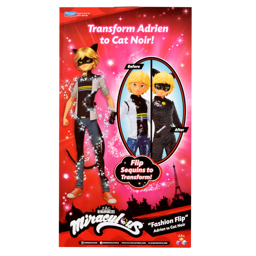 Miraculous: Ladybug and the Black Cat Adrien Fashion Flip Doll