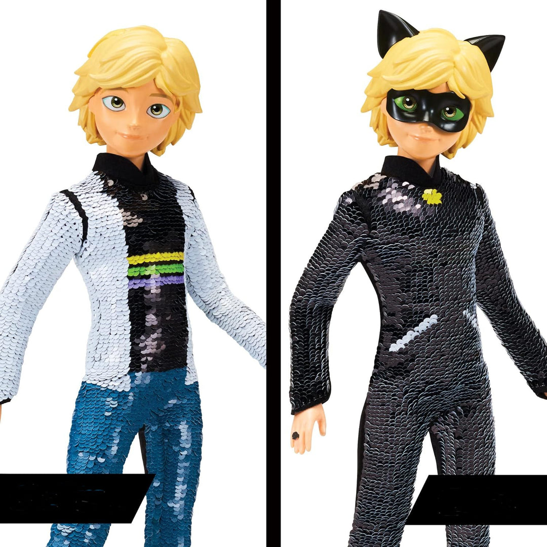 Miraculous: Ladybug and the Black Cat Adrien Fashion Flip Doll