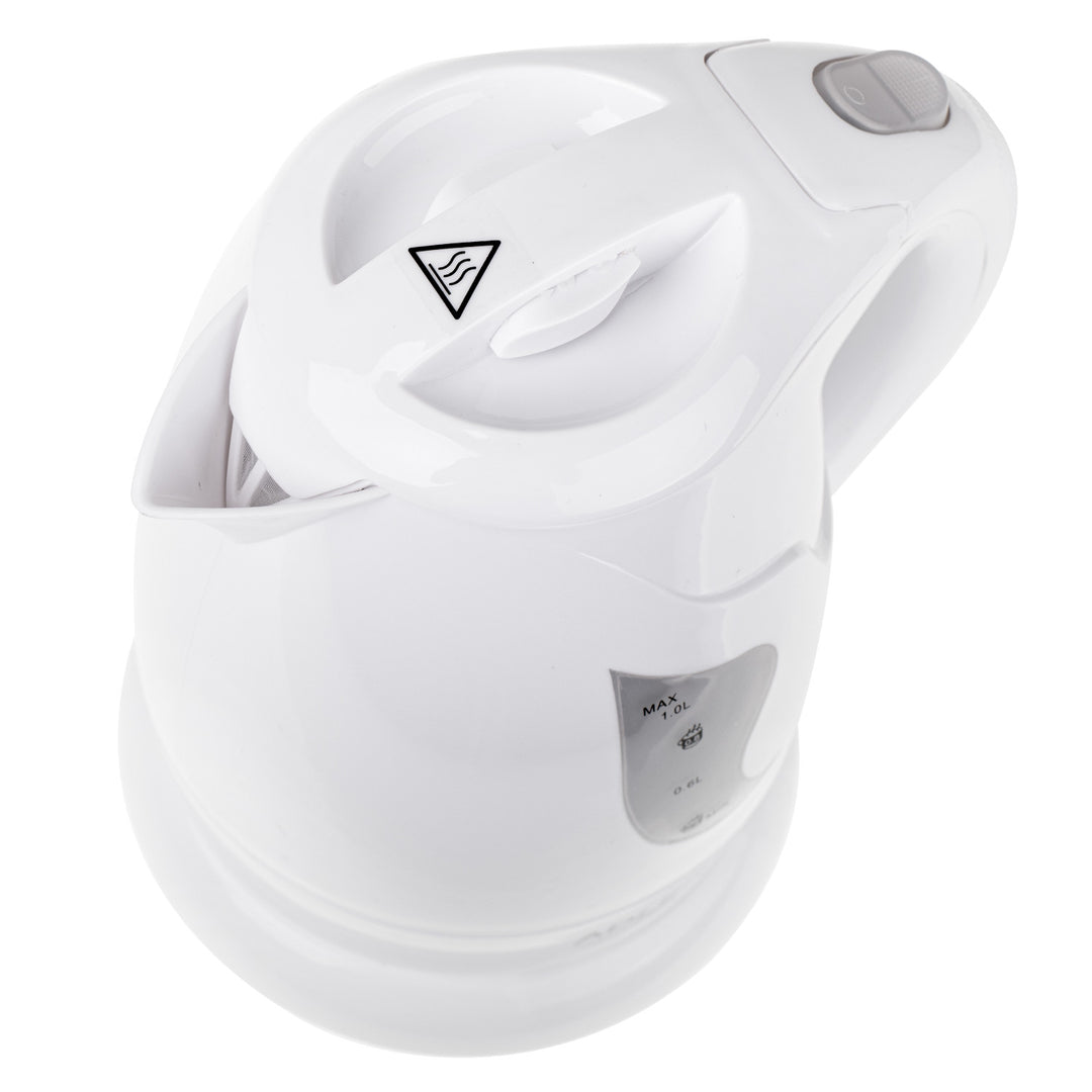 Hervidor de agua sin cable Adler, 850W, 1L, blanco, AD 08 w