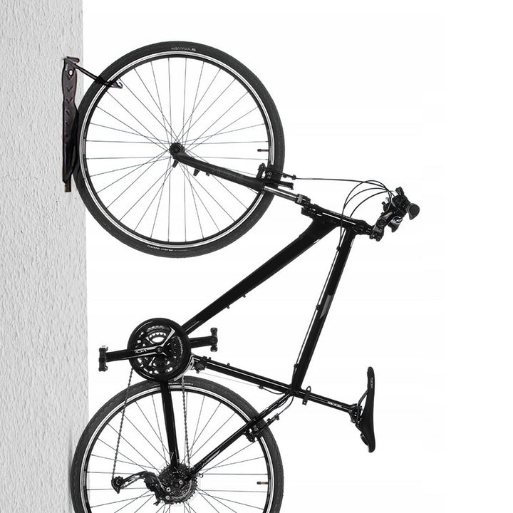 2x soporte de pared para bicicletas Maclean, vertical, acero, carga máx. 30 kg, MC-432