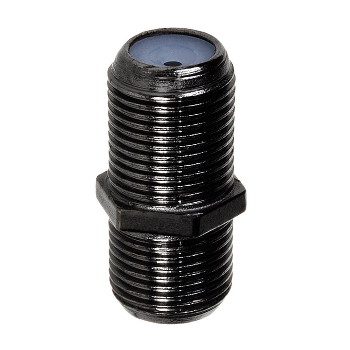 100x Maclean F-F barrel socket, transición profesional, enchufe níquel negro, MCTV-904