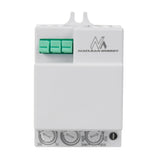 Maclean MCE316 Detector de movimiento por microondas, alcance 8 m, carga máx. 1200 W, IP20, 5,8 GHz