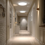 Luminária de teto LED Maclean MCE347 com sensor, sensor de micro-ondas 5,8 GHz, 4000 K, 12 W, 950 lm, IP44