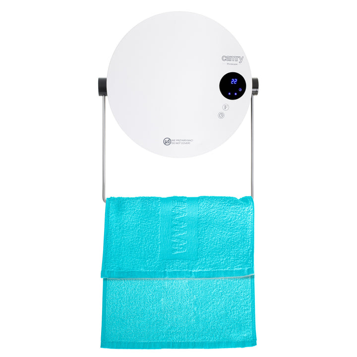 Calefactor de baño Camry, potencia 2000W, 2 niveles de calefacción, pantalla LCD, mando a distancia, CR 7747