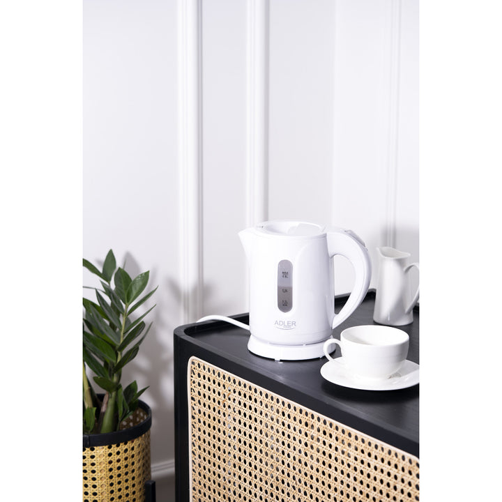 Hervidor eléctrico inalámbrico Adler, capacidad 0,8 l, potencia 850 W, AD1371