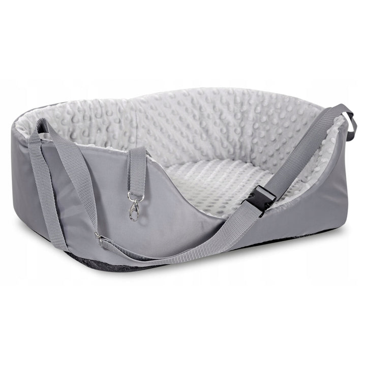 KingDog Minky Pet Carrier 50x40cm, Assento de Transporte, Cinza
