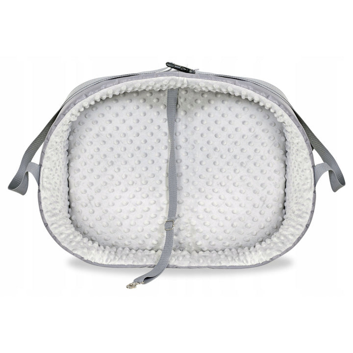 KingDog Minky Pet Carrier 50x40cm, Assento de Transporte, Cinza
