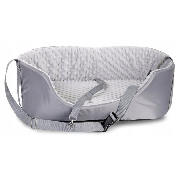 KingDog Minky Pet Carrier 50x40cm, Assento de Transporte, Cinza