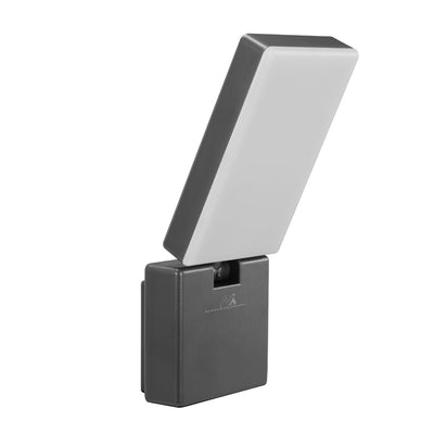 Luminária de parede LED Maclean MCE514 GR, iluminação de parede exterior, 10 W, 700 lm, branco neutro 4000 K, à prova de água IP65