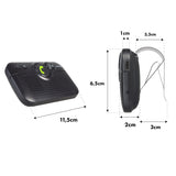Kit mãos-livres para automóvel Audiocore AC475 | Compatível com Siri e Google Assistant | Bluetooth 5.0 | Ligação automática, orientação por voz, A2DP, reconexão automática, potência de altifalante de 2 W