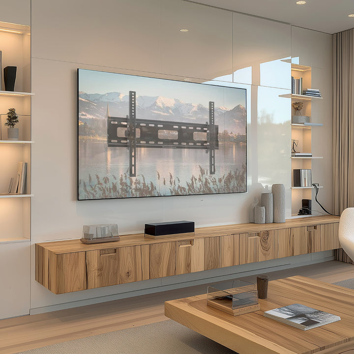 Maclean MC-421 Soporte de TV, Soporte de Pared para Pantallas de 32-90", VESA máx. 600x400, Carga máx. 80kg, Ajuste de Inclinación +15°~-15°